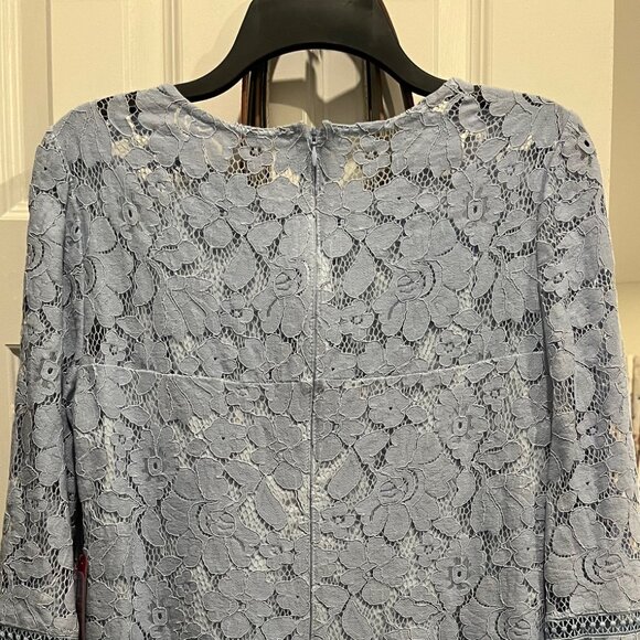 Vince Camuto Lace A-Line Long Sleeve Dress - Picture 3 of 4